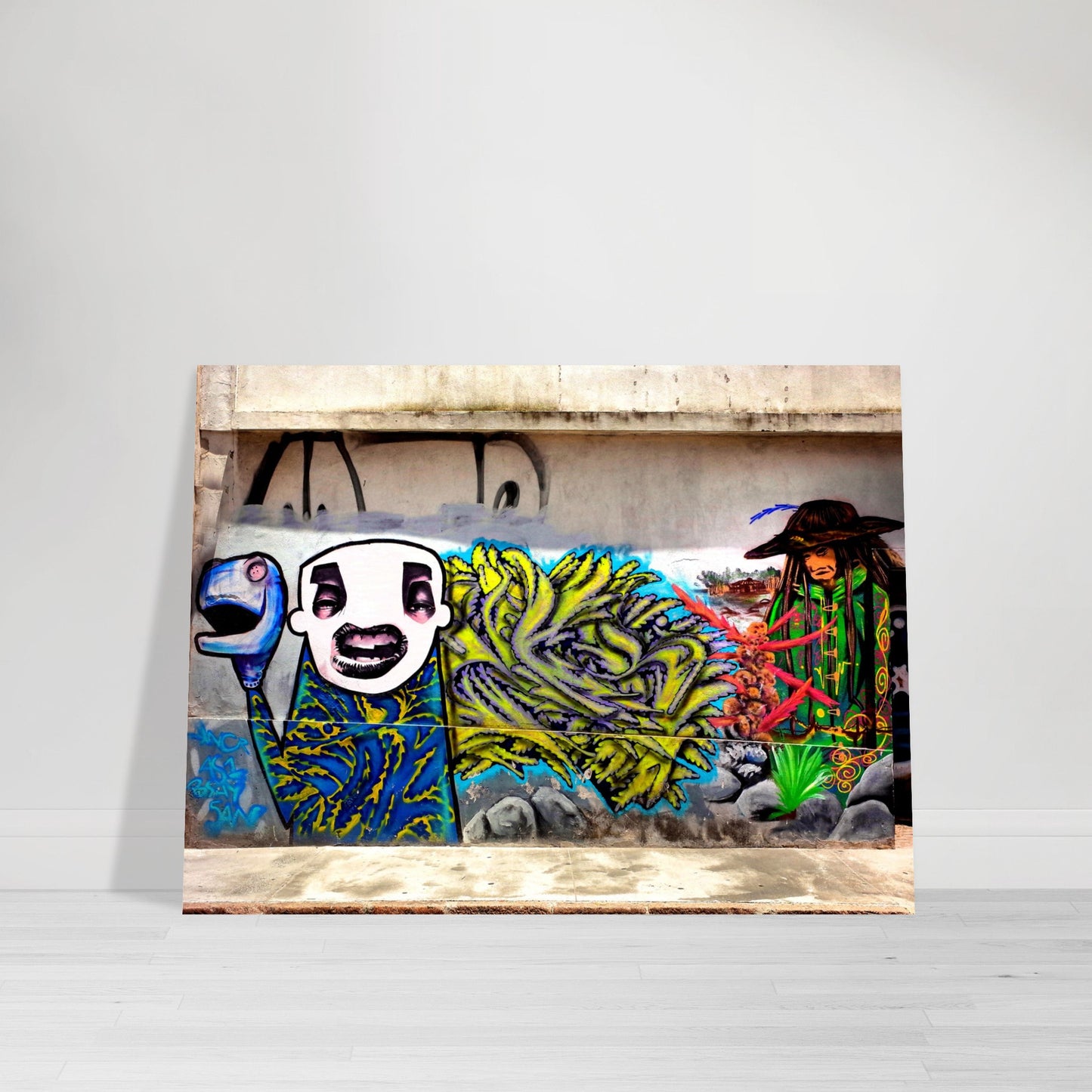 Photographic Print of Coloful Graffiti in Buenos Aires by Allison Cartwright Found Art Studio