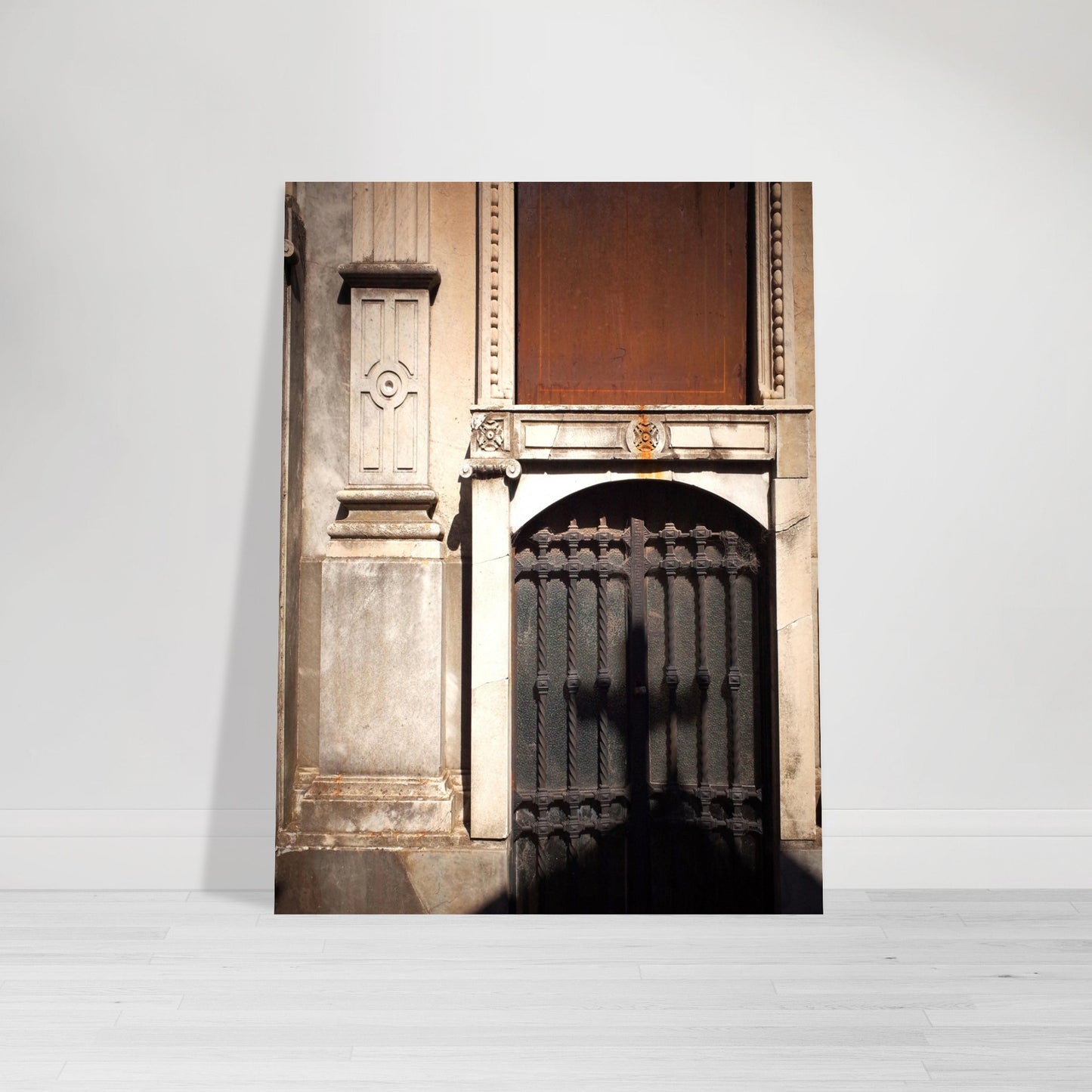 Photographic Print of a Recoleta Cemetery Mausoleum in Buenos Aires by Allison Cartwright Found Art Studio