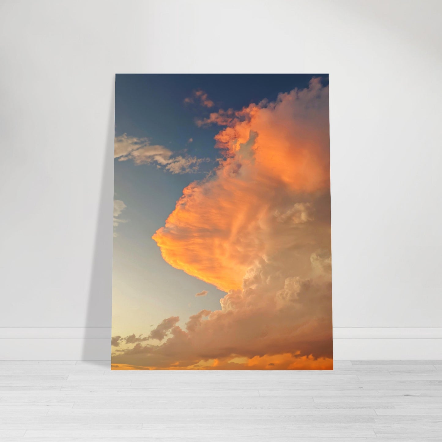 Photographic Print of a Monkey Shaped Cloud photographed in Marfa Texas by Allison Cartwright at Found Art Studio.